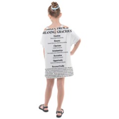 Kids  One Piece Chiffon Dress 