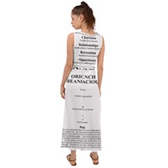 V-Neck Chiffon Maxi Dress 