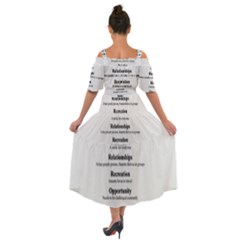 Shoulder Straps Boho Maxi Dress  