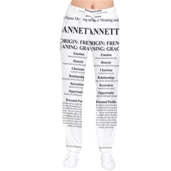 Women Velvet Drawstring Pants 