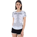 Annette Back Cut Out Sport Tee