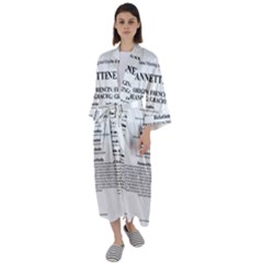 Maxi Satin Kimono 