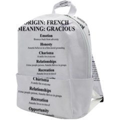 Zip Up Backpack 