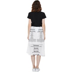 Frill Hi Low Chiffon Skirt 