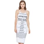 Annette Bodycon Cross Back Summer Dress