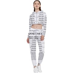 Cropped Zip Up Lounge Set 