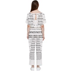 Batwing Lightweight Chiffon Jumpsuit 