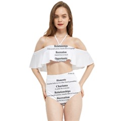 Halter Flowy Bikini Set  