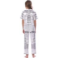 Kids  Satin Short Sleeve Pajamas Set 