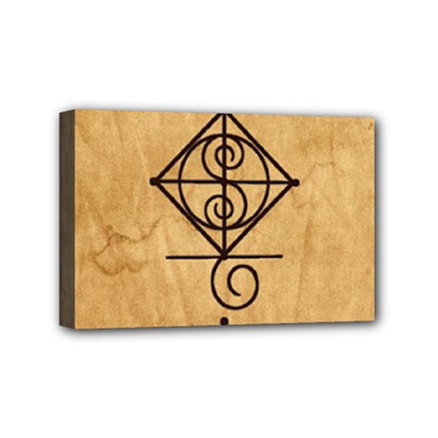 I Am Strong, Calm  And Protected By The Infinite Universe Mini Canvas 6  x 4  (Stretched) from ArtsNow.com