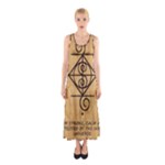 I Am Strong, Calm  And Protected By The Infinite Universe Sleeveless Maxi Dress