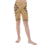 I Am Strong, Calm  And Protected By The Infinite Universe Kids  Mid Length Swim Shorts