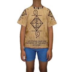 Kids  Short Sleeve Swimwear 