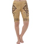 I Am Strong, Calm  And Protected By The Infinite Universe Cropped Leggings 