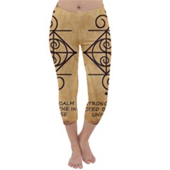 Capri Winter Leggings Front Capri Winter Leggings Front