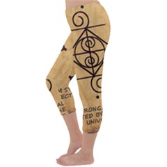 Capri Winter Leggings Back Capri Winter Leggings Back