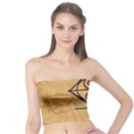 I Am Strong, Calm  And Protected By The Infinite Universe Tube Top