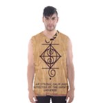 I Am Strong, Calm  And Protected By The Infinite Universe Men s Basketball Tank Top