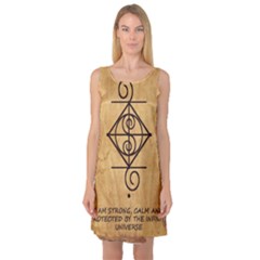 Sleeveless Satin Nightdress 