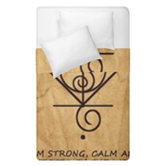 I Am Strong, Calm  And Protected By The Infinite Universe Duvet Cover Double Side (Single Size) from ArtsNow.com
