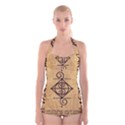 Boyleg Halter Swimsuit  