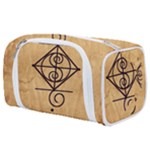 I Am Strong, Calm  And Protected By The Infinite Universe Toiletries Pouch