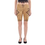 I Am Strong, Calm  And Protected By The Infinite Universe Yoga Cropped Leggings