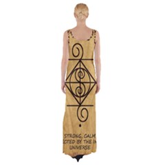 Thigh Split Maxi Dress 