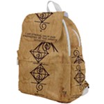 I Am Strong, Calm  And Protected By The Infinite Universe Top Flap Backpack