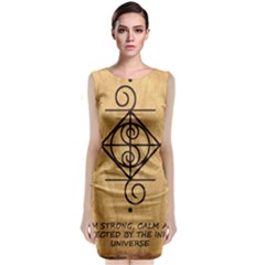 Classic Sleeveless Midi Dress 
