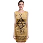 I Am Strong, Calm  And Protected By The Infinite Universe Classic Sleeveless Midi Dress