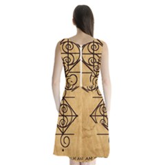 Sleeveless Waist Tie Chiffon Dress 