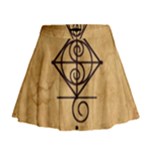 I Am Strong, Calm  And Protected By The Infinite Universe Mini Flare Skirt