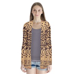 Drape Collar Cardigan 