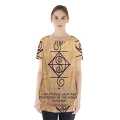 Skirt Hem Sports Top 