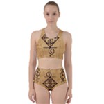 I Am Strong, Calm  And Protected By The Infinite Universe Racer Back Bikini Set