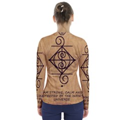 V-Neck Long Sleeve Top 