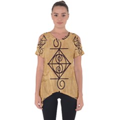 Cut Out Side Drop T-Shirt 