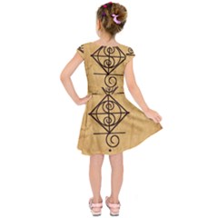 Kids  Short Sleeve Dress 
