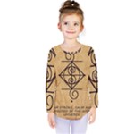 I Am Strong, Calm  And Protected By The Infinite Universe Kids  Long Sleeve Tee