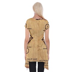 Short Sleeve Side Drop Tunic 