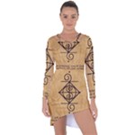 I Am Strong, Calm  And Protected By The Infinite Universe Asymmetric Cut-Out Shift Dress