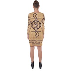 Asymmetric Cut-Out Shift Dress 