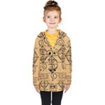 I Am Strong, Calm  And Protected By The Infinite Universe Kids  Double Breasted Button Coat