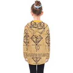 Kids  Double Breasted Button Coat 