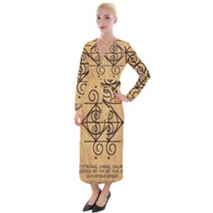 Velvet Maxi Wrap Dress 