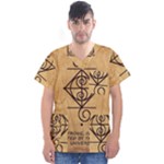 I Am Strong, Calm  And Protected By The Infinite Universe Men s V-Neck Scrub Top