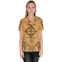 Women s V-Neck Scrub Top 