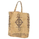 I Am Strong, Calm  And Protected By The Infinite Universe Giant Grocery Tote