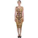 I Am Strong, Calm  And Protected By The Infinite Universe Sleeveless Pencil Dress